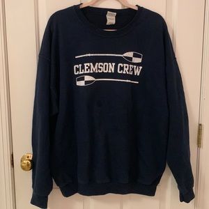 Navy Clemson Crew sweatshirt